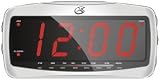 GPX CR2307 AM/FM Clock Radio with 1.2 Inch LCD Display