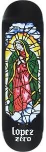 Skateboard Deck, 8.375" Zero Lopez Stained Glass Lopez Skateboard Deck