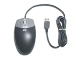HEWLETT PACKARD HP USB Optical Scroll Mouse Mouse Optical Cable Color Silver Charcoal Black