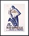 Alix Combelle by Colin 18.00X24.00 Framed with Black Metal Frame