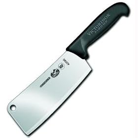 Restaurant Cleaver, 1 Lb, 7 X 2 1 2 In. Black Fibrox by Victorinox