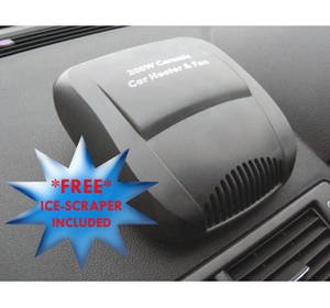 Childrens Toyshop  Electronics : Deluxe 200W Ceramic Car Heater with FREE Ice Scraper