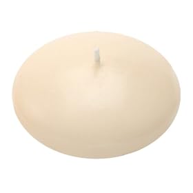 Biedermann & Sons 20 Round Floating Candles, Cream