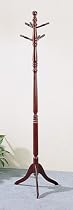 Coat Rack in Cherry Finish