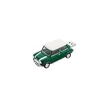 グリーンハウス MINI Cooper型 USBフラッシュメモリ 4GB グリーン UFDMC-4GG