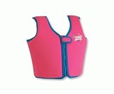 Zoggs Girl's Swim Jacket Fixed Foam - Pink, 2-3 Years