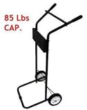 TMS 85 lb Outboard Boat Motor Stand Carrier Cart Dolly 15HP