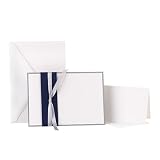 Jean M. Invitation Set - Navy/ Silver/ White