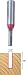 Freud 12-102 1/4-Inch Diameter by 7/8-Inch Double Flute Straight Router Bit with 1/2-Inch Shank