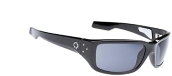 Click here to buy Spy Optics Nolen Shiny Black Gray Sunglasses by SPY.