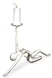 Silver and bronze candleholder, 'Dancer' Silver and bronze candleholder, 'Dancer'