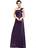 Ever Pretty New One Shoulder Open Back Ruffles Long Evening Prom Gowns 09320