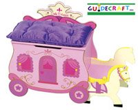 31696BOxynL Guidecraft Princess Carriage Toy Box Review