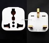 Universal AC Travel Adapter Adaptor UK Power Plug 3 Pin