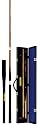 Be-Active Hand-Spliced 3-piece Snooker Cue, Extension Plus Solid Black Case - solid rosewood & ash Cue plus extending Extension