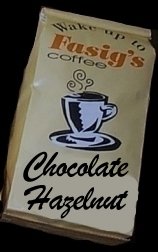 Decaf. Chocolate Hazelnut Flavored Coffee 6 - 12 oz. Packs Whole Bean