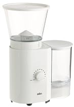 Braun KMM30 Coffee/Espresso Mill, White