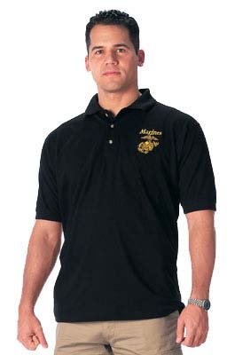Military Embroidered Golf Shirts