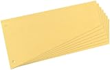 Zoom Produkt-Bild: Herlitz 10838381 Trennstreifen Trapez 120x230 mm, Inh.100, gelb