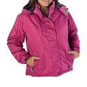 Tayberry Pink Ladies Detta Padded Waterproof Jacket