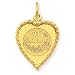 14K Happy 20th Anniversary Charm