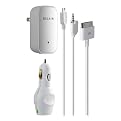 Belkin AC Single-Block Charging Kit for iPod with 3 Cables - F8Z195