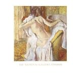 After the Bath, Woman drying herself, Fine Art Print by Edgar Degas