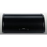 Bread Box Roll Top Matte Black Full-Size Bin - Brabantia #333460