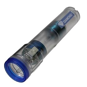 Diamond Gen IV - Rechargeable No Battery LED Shake Flashlight - 2 Hour - Clear