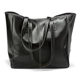 Tote Bag Really Big Leather in Black by Day-Timers
