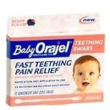 Baby Orajel Teething Swabs 12-pk.