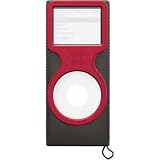 XtremeMac MicroGlove for iPod nano 2G (Black/Red)