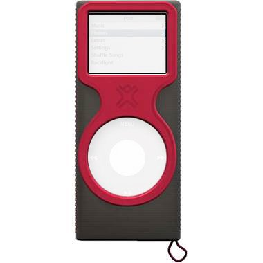 XtremeMac MicroGlove for iPod 2G (Black/Red)