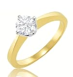 0.25 Carat VS2 - GIA Certified Diamond Solitaire Engagement Ring on 14k White Gold