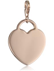 14k Rose Gold Personalized Engravable Heart Charm