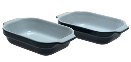 Emile Henry Provencal 8-1/2-by-5-1/2-Inch Lasagna Baker, Azure Blue