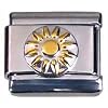 Italian Charms Module Sonne erh�ht modul by Kult-Schmuck!