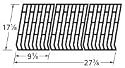 Cast Iron Cooking Grid for Broil King, Coleman and Fiesta Grills