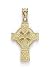 14k Small Polished Celtic Cross Pendant