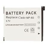 SterlingTek's Exilim Zoom EX-Z80 Casio NP-60 1000mAH Battery Pack Equivalent