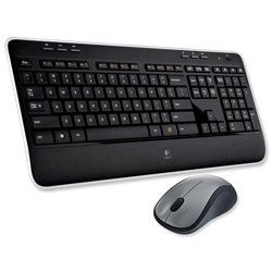 Brand New. Logitech Mk520 Uk Cordless Desktop Keyboard Media Full-size And Optical Mouse Ref 920-002606 Picture