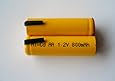 Shaver Battery Pack - 2.4V AA 800 mAh NiCd with Solder Tabs - fits most Norelco and Remington models