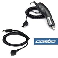 Bargaincell- 2-piece Value Combo Pack of Samsung D800, T809, D820, T509, D807, T519, T629, Sync Sgh-a707, A707, M610, Blackjack I607 T329, U740, T219, U420 Includes: Vehicle Cigarette Lighter Power Charger with Ic Chip + USB Data Cable