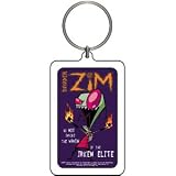 Invader Zim Do Not Invoke the Wrath of the Irken Elite Lucite Keychain
