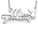 Officially Licensed PLAYBOY Silver Plated MISS FEBRUARY Playmate Necklace