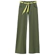 Womens Pure Lime Wide Bootleg Tight