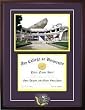 San Francisco State University Graduate Framed Lithograph w/Diploma Opening in Cherry Wood Frame