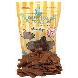 Plato Pet Treats; All-Natural Salmon Strips; 16-ounce bag