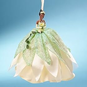 Disney The Princess and the Frog Princess Tiana Doll Ornament with Holiday Gown