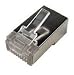 25 RJ45 ENDS MODULAR PLUGS CAT5E SHIELDED ETHERNET CABLE END CONNECTORS